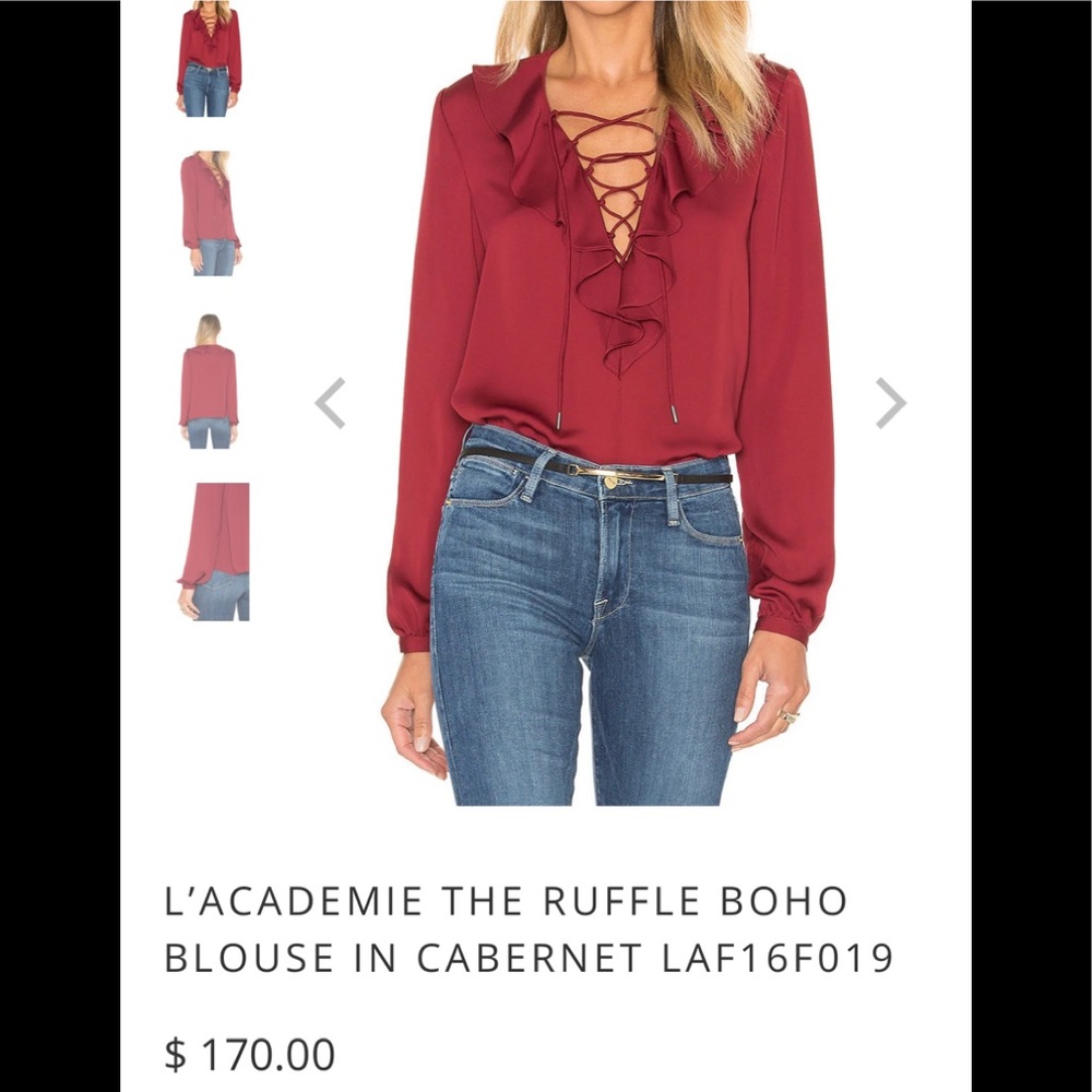 L’Academie “The Ruffle Boho Blouse”
